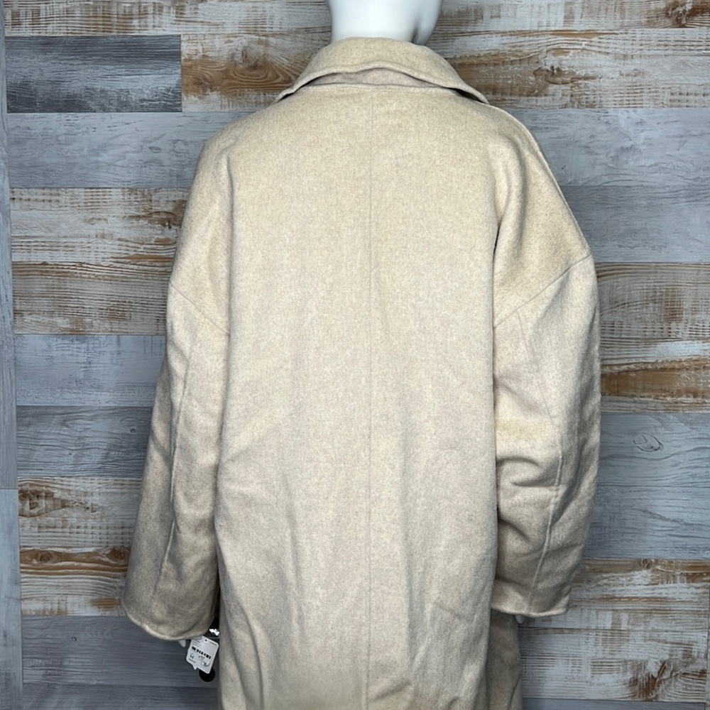 Free People Adore You Wool Coat Gray small and Medium - Picture 4 of 11